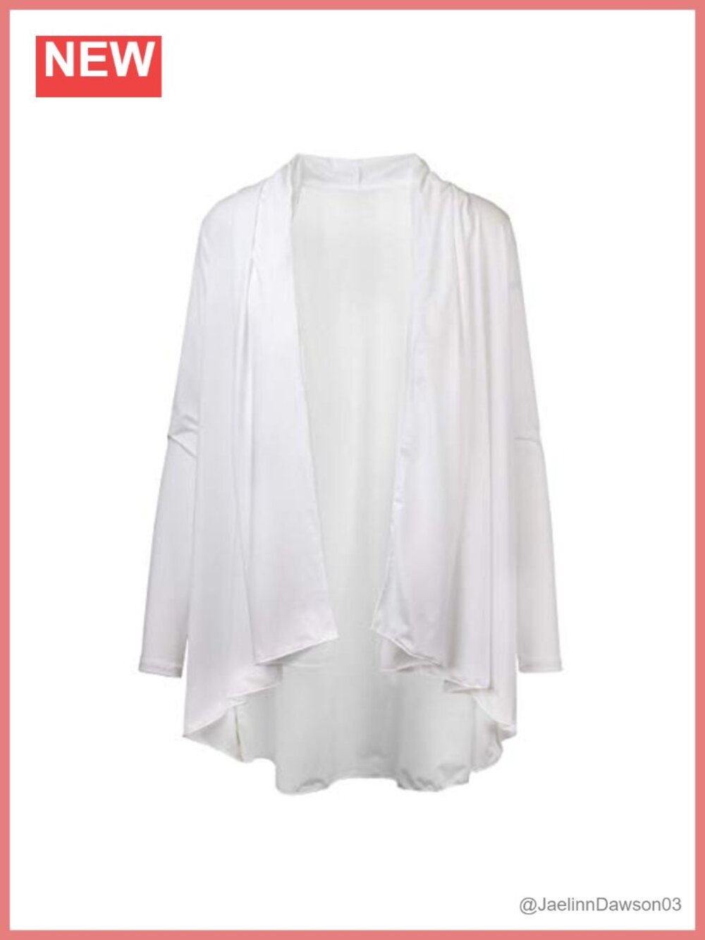 UPF 50+ Hooded Wrap Sun Protection Cover-Up Mid-Thigh